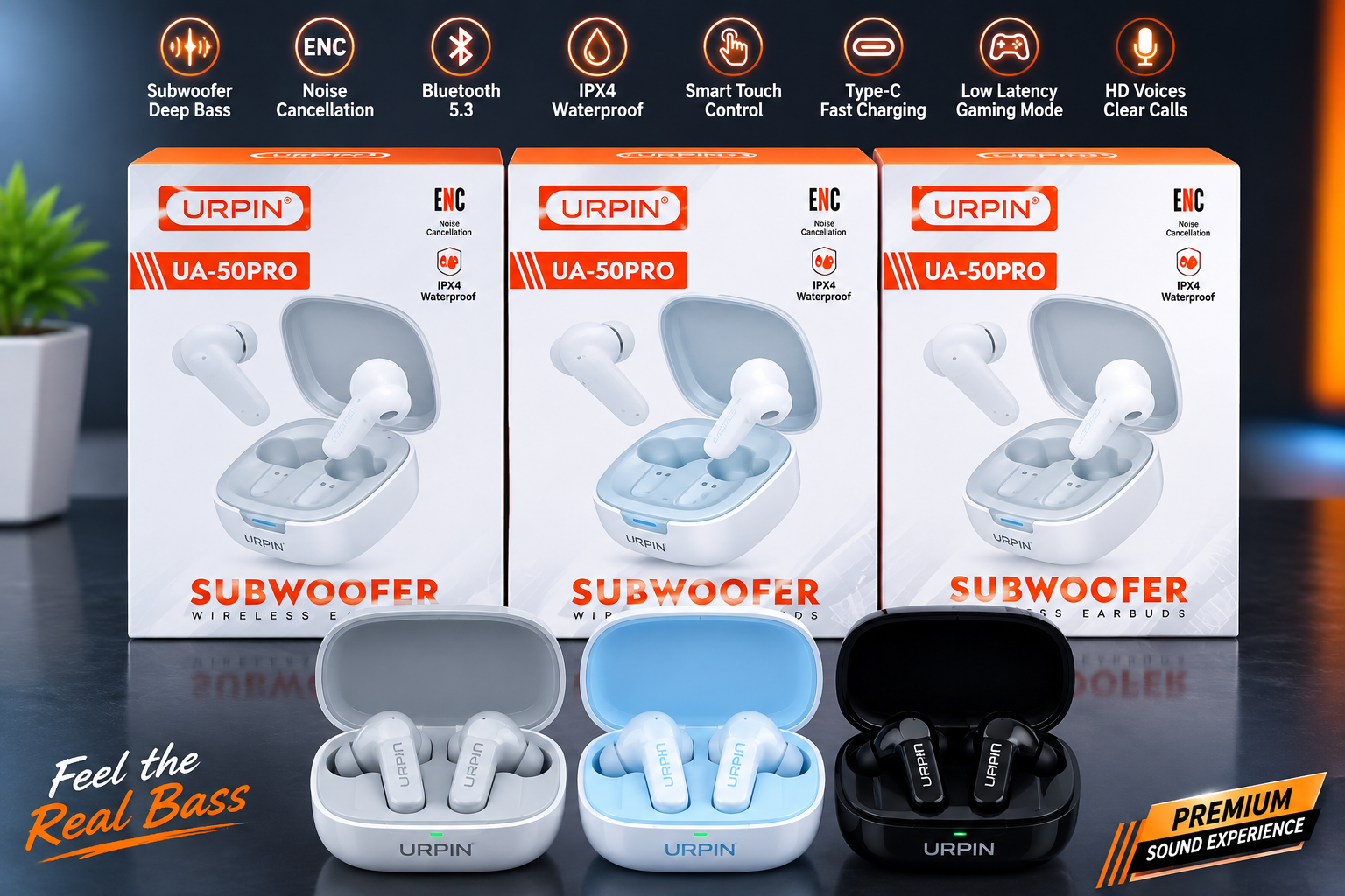 Deep subwoofer bass for immersive music