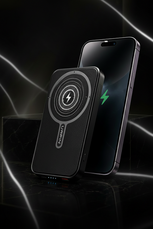  Premium URPIN PW02 portable wireless charging power bank with USB-C fast charging