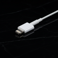 Premium Lightning to 3.5mm Bluetooth audio adapter for iPhone featuring built-in microphone, Hi-Fi sound, and stable wireless connection.
