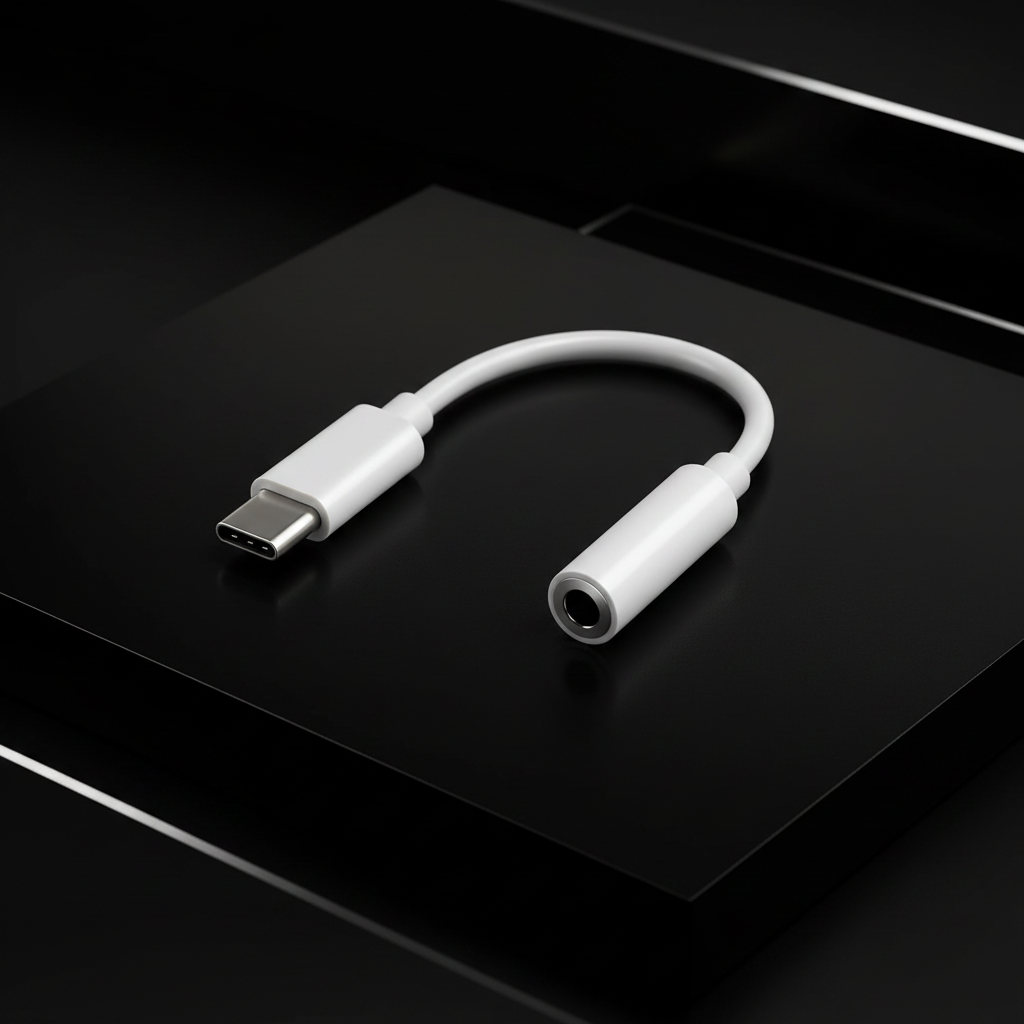 Premium USB-C to 3.5mm audio adapter featuring plug-and-play connectivity, music playback, and voice call compatibility.
